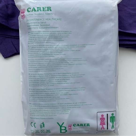 NWT Carer Purple Mesh Underwear (pack of 12) - Picture 5 of 8